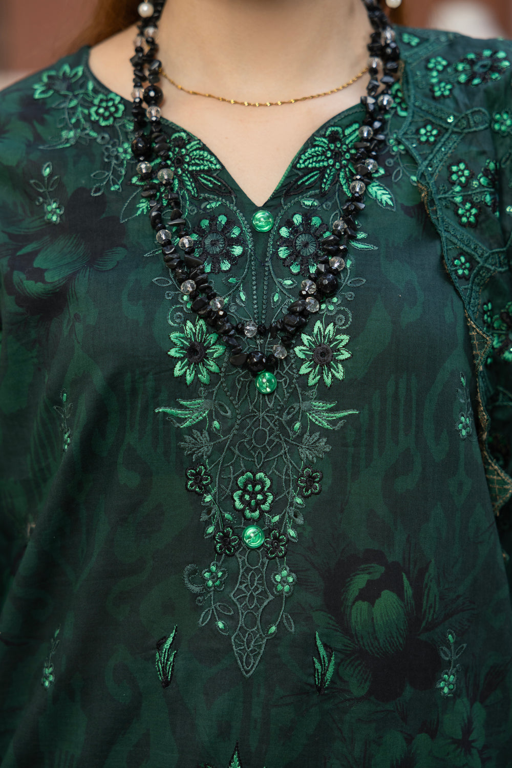 BIN NAEEM Royal Embroidery Vol-04 | 3 Piece Unstitched Cambric Suit
