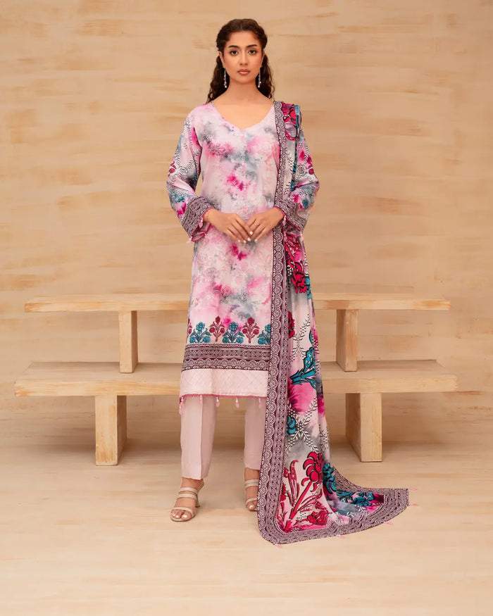Batik Embroidered 3-Piece