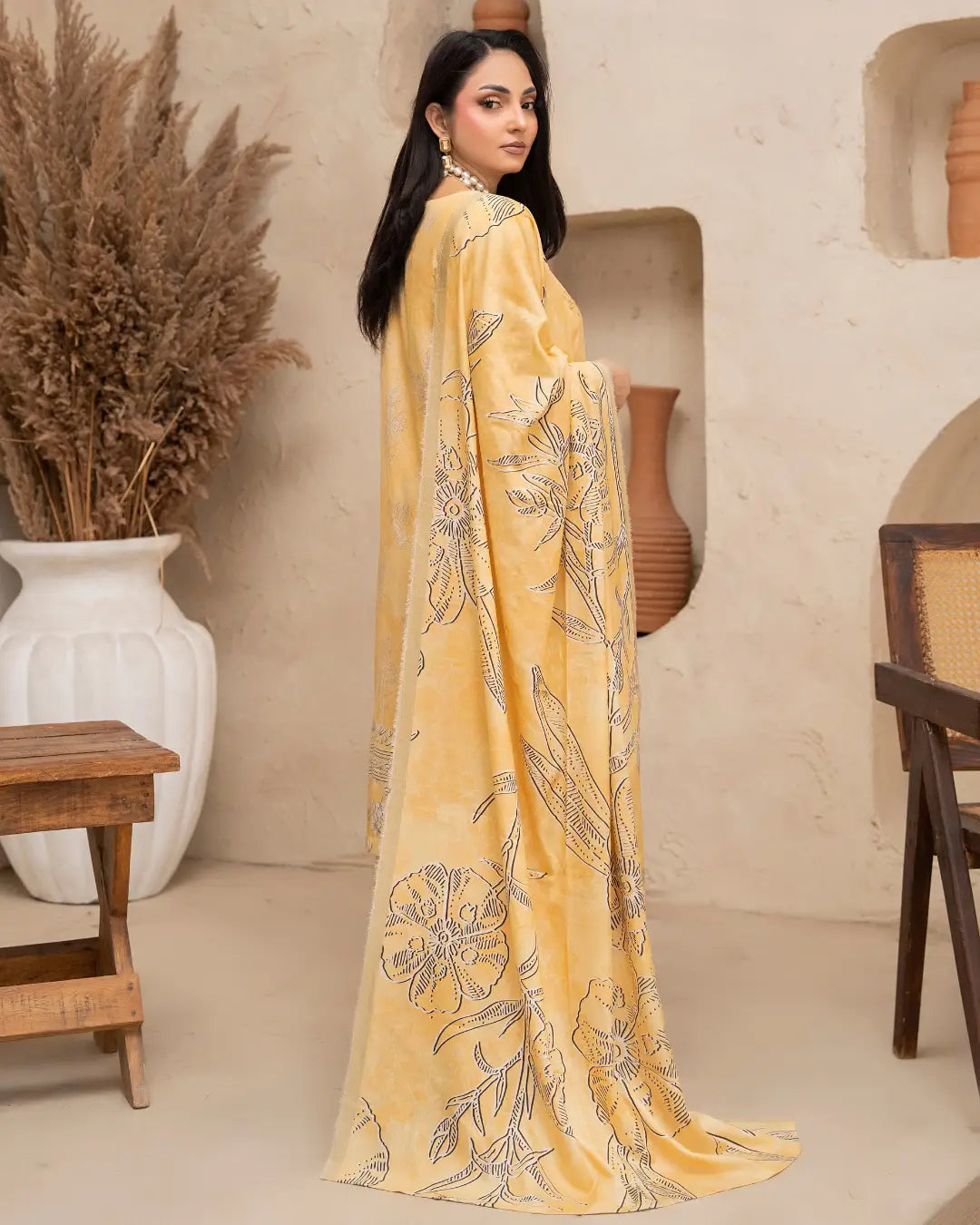 Azura Karandi Embroided 3-Piece