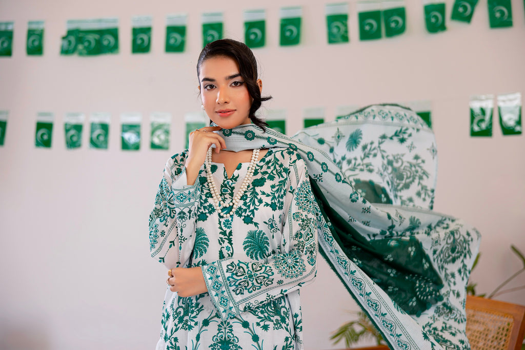 3 PIECE - PRINT LAWN SUIT