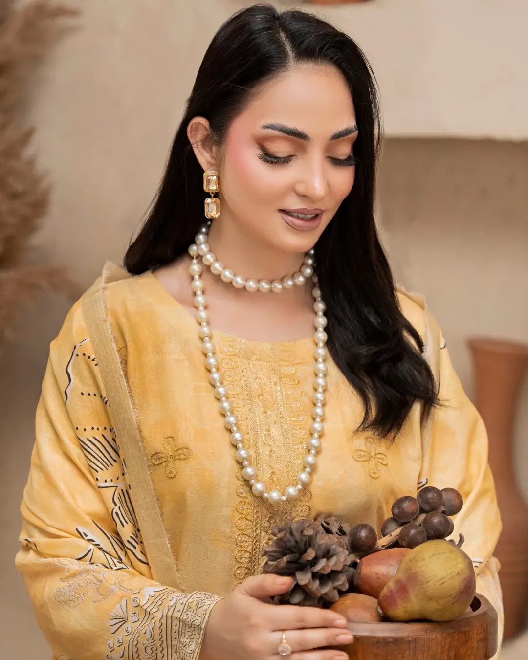 Azura Karandi Embroided 3-Piece