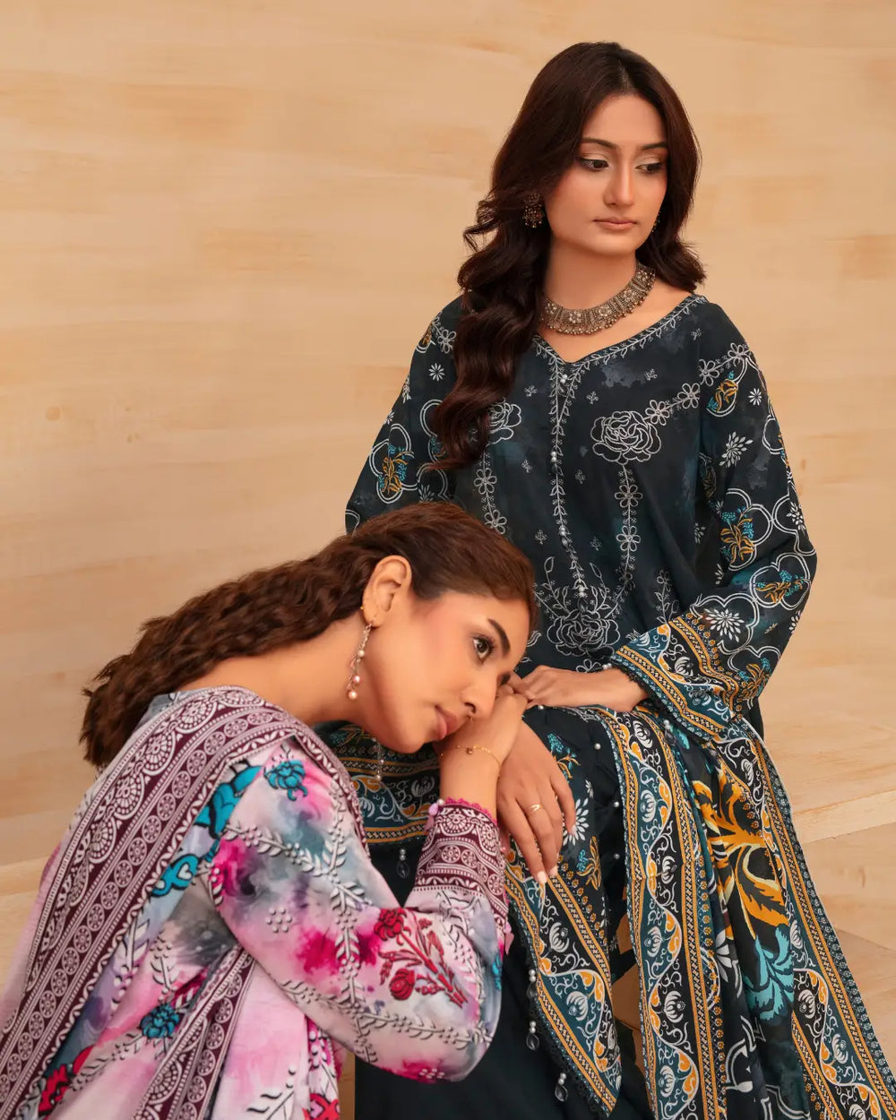 Batik Embroidered 3-Piece