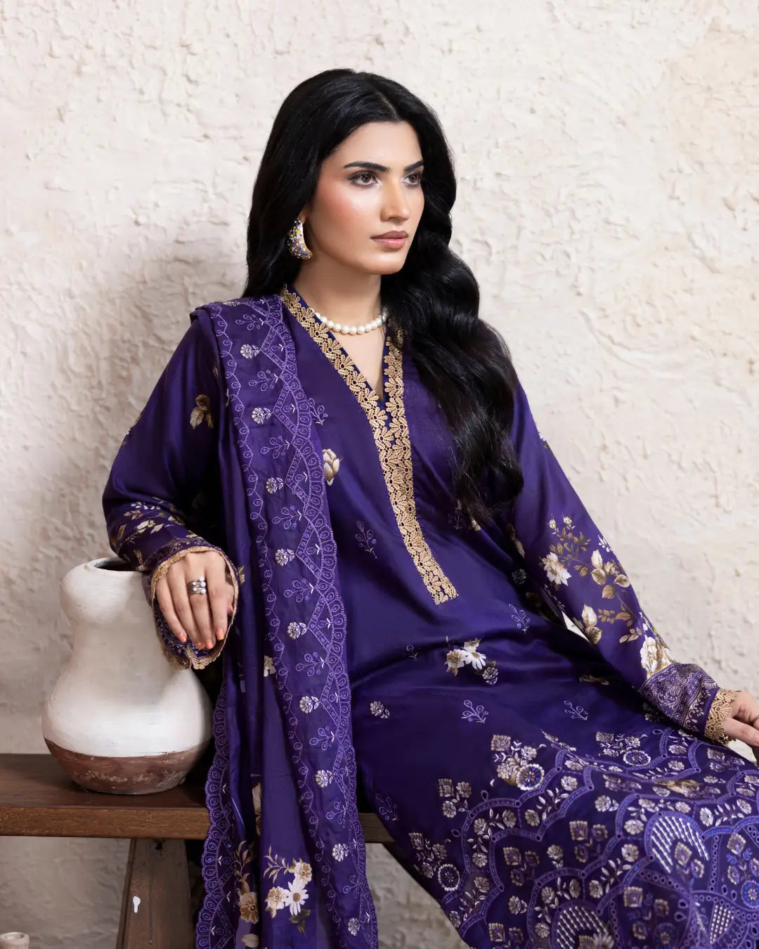 Bin Naeem Royal Cambric 3-Piece