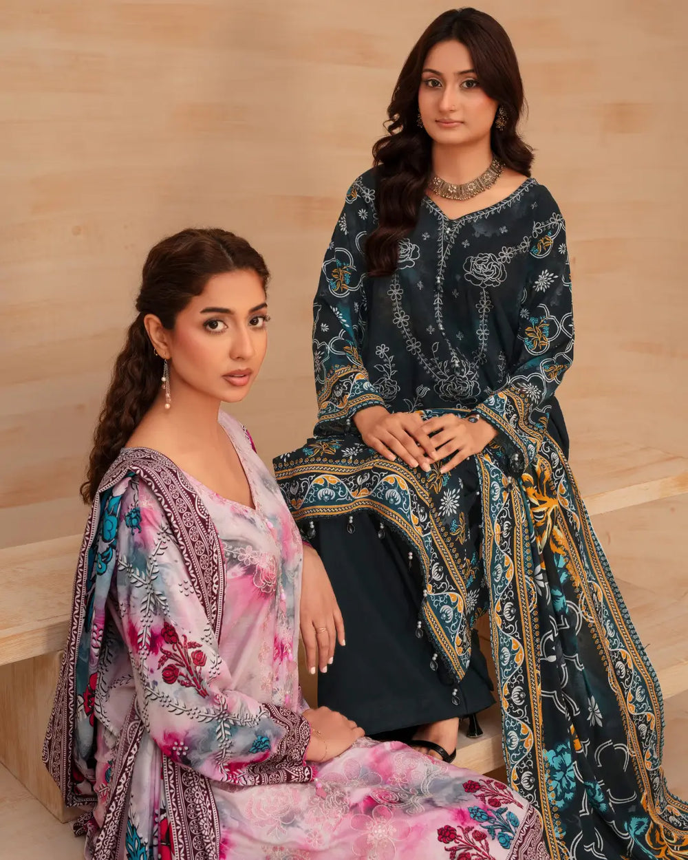 Batik Embroidered 3-Piece