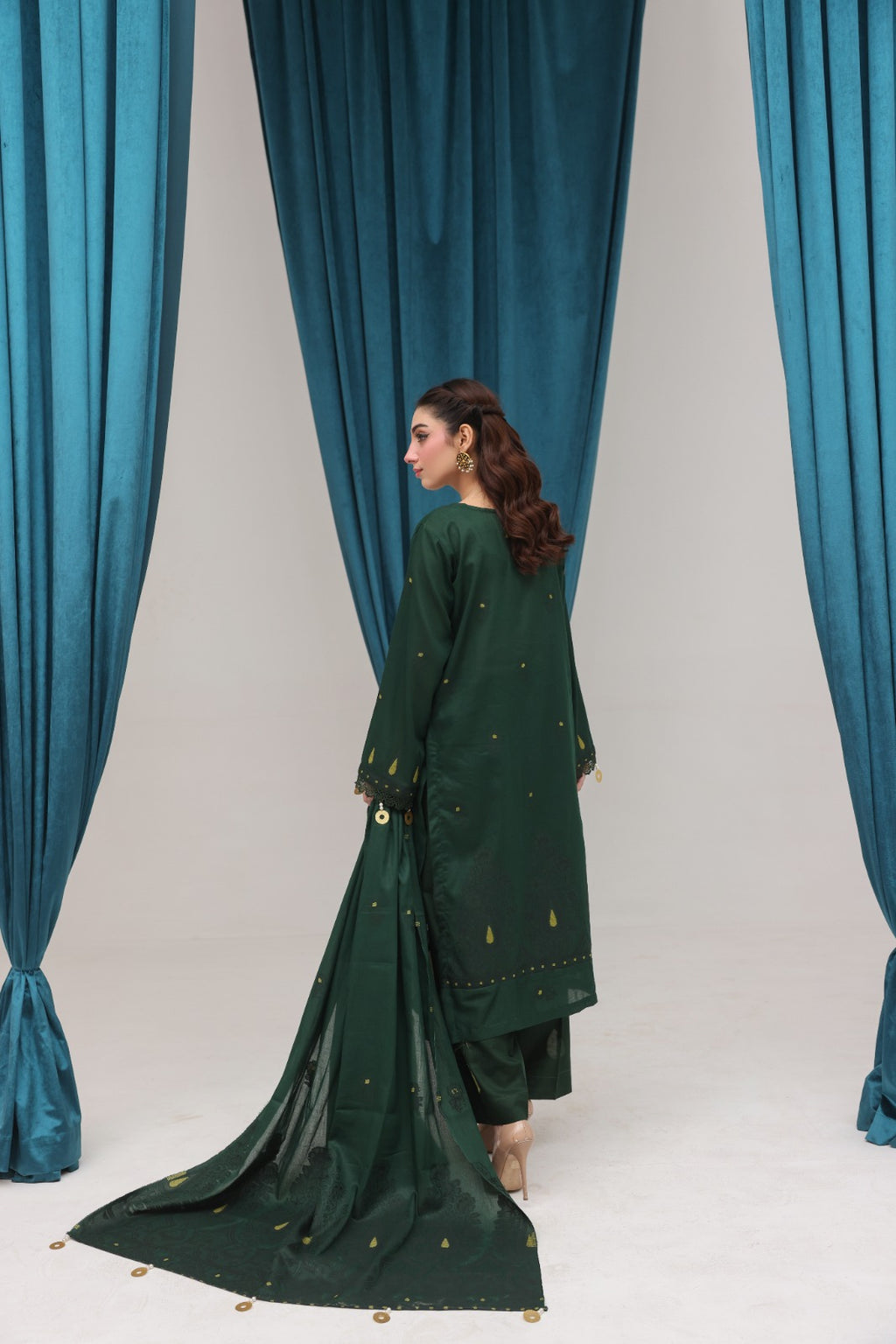 3 PIECE - JACQUARD LAWN SUIT