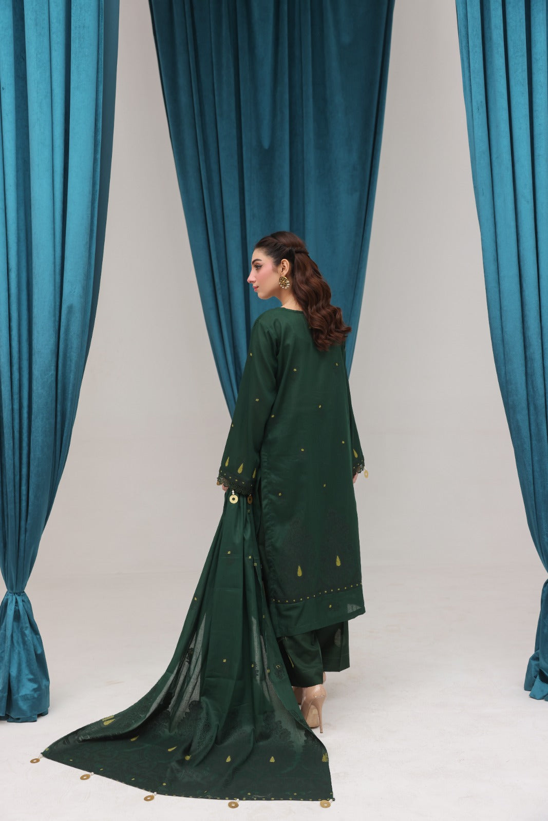 3 PIECE - JACQUARD LAWN SUIT