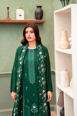SHEEN LUXE 3PC EMBROIDERED WITH READY TO WEAR DUPATTA
