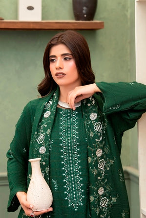 SHEEN LUXE 3PC EMBROIDERED WITH READY TO WEAR DUPATTA
