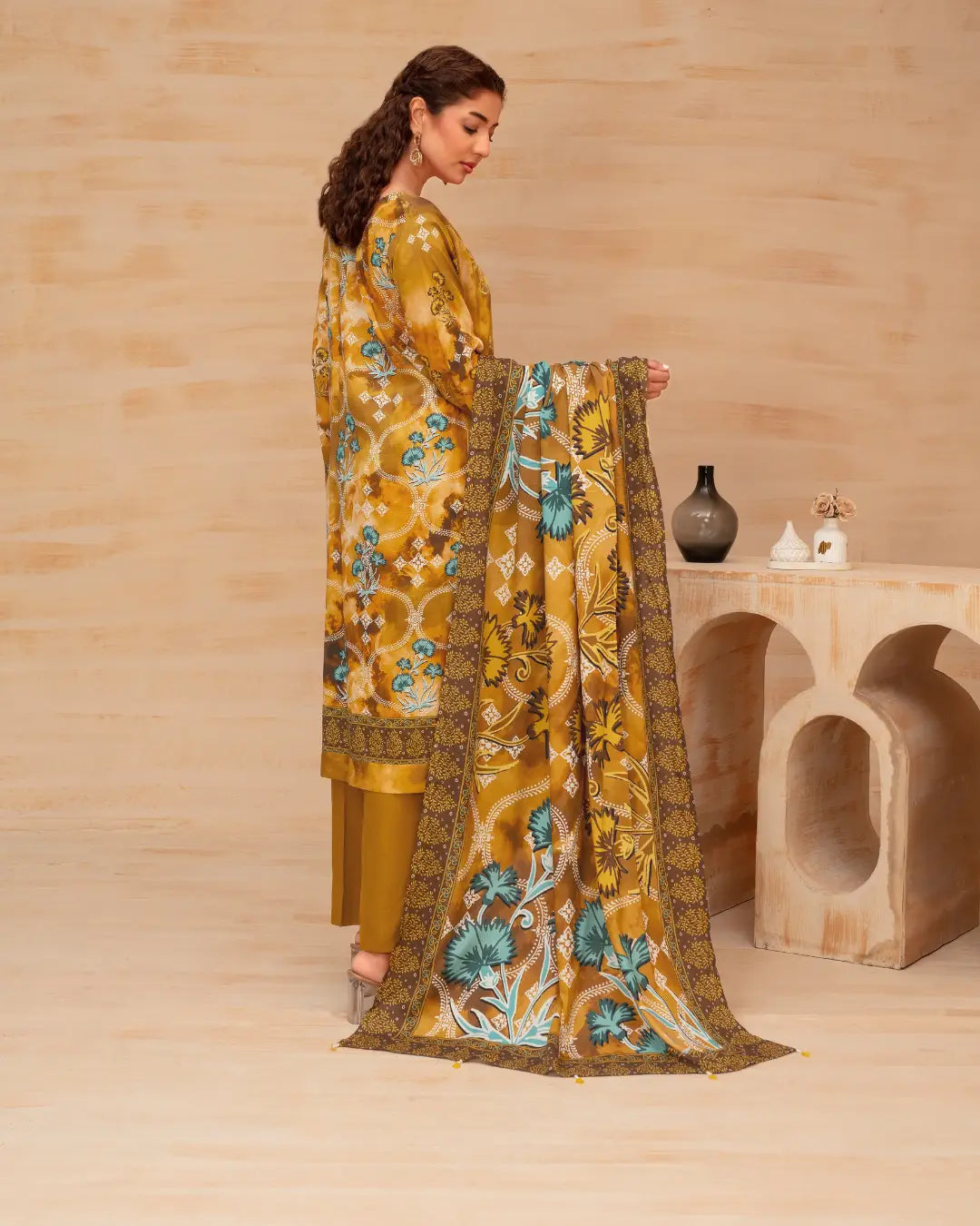 Batik Embroidered 3-Piece