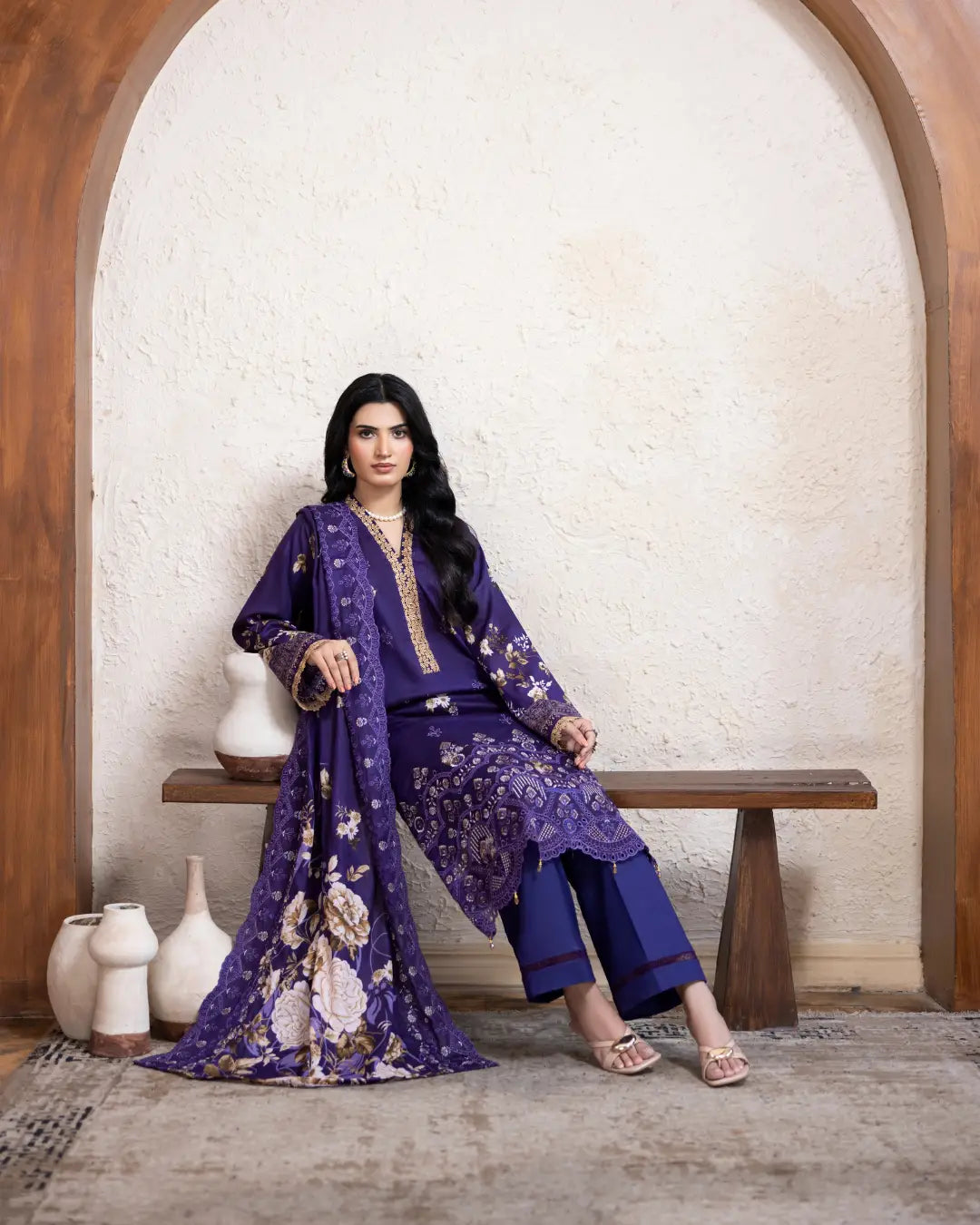 Bin Naeem Royal Cambric 3-Piece