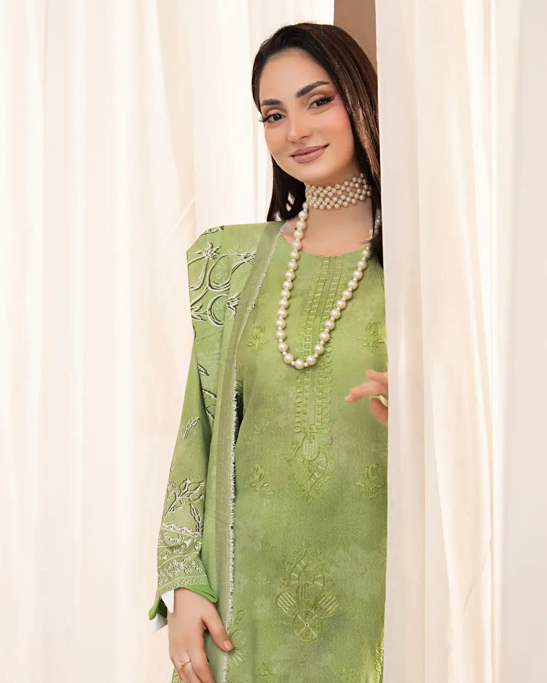 Azura Karandi Embroided 3-Piece