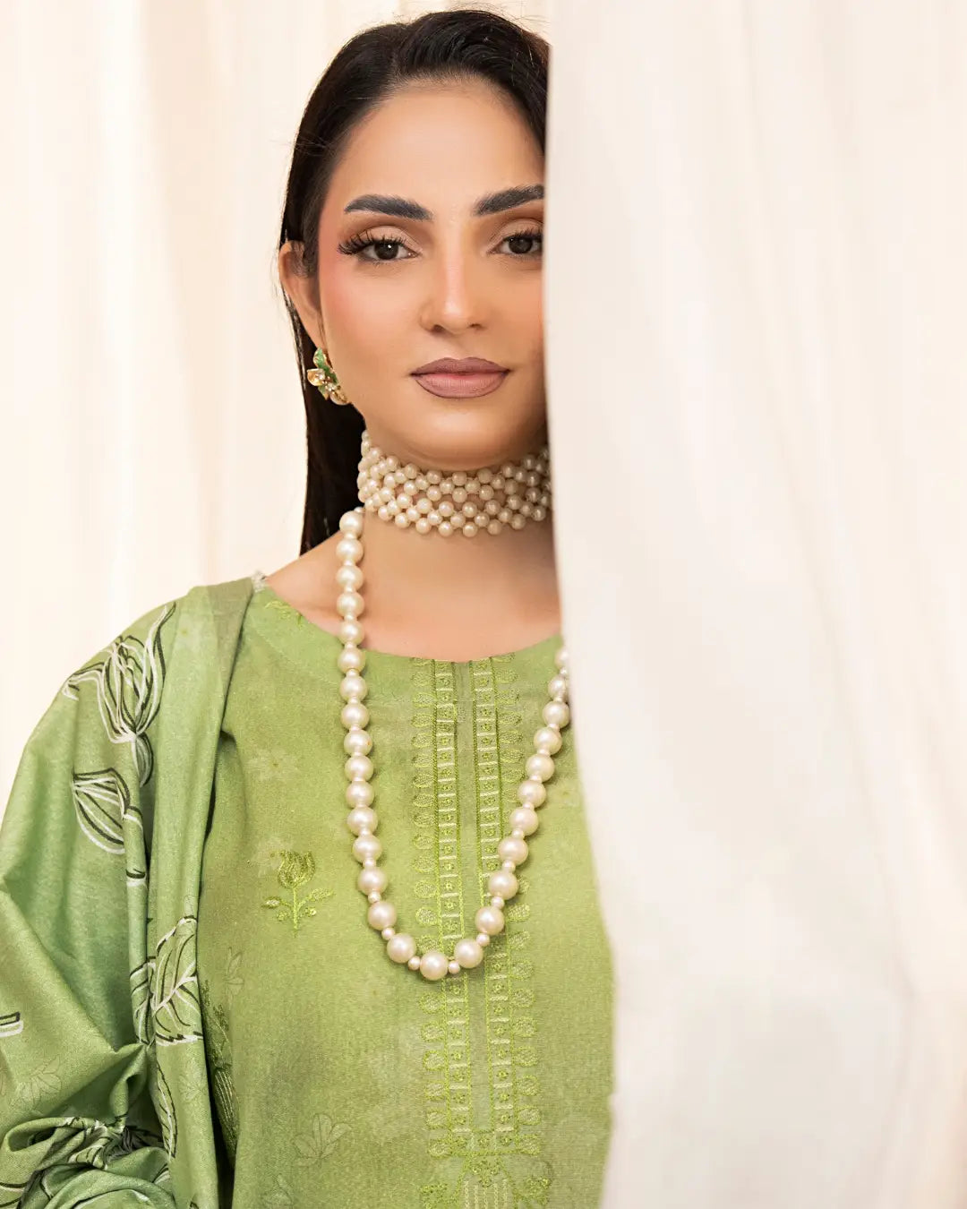 Azura Karandi Embroided 3-Piece