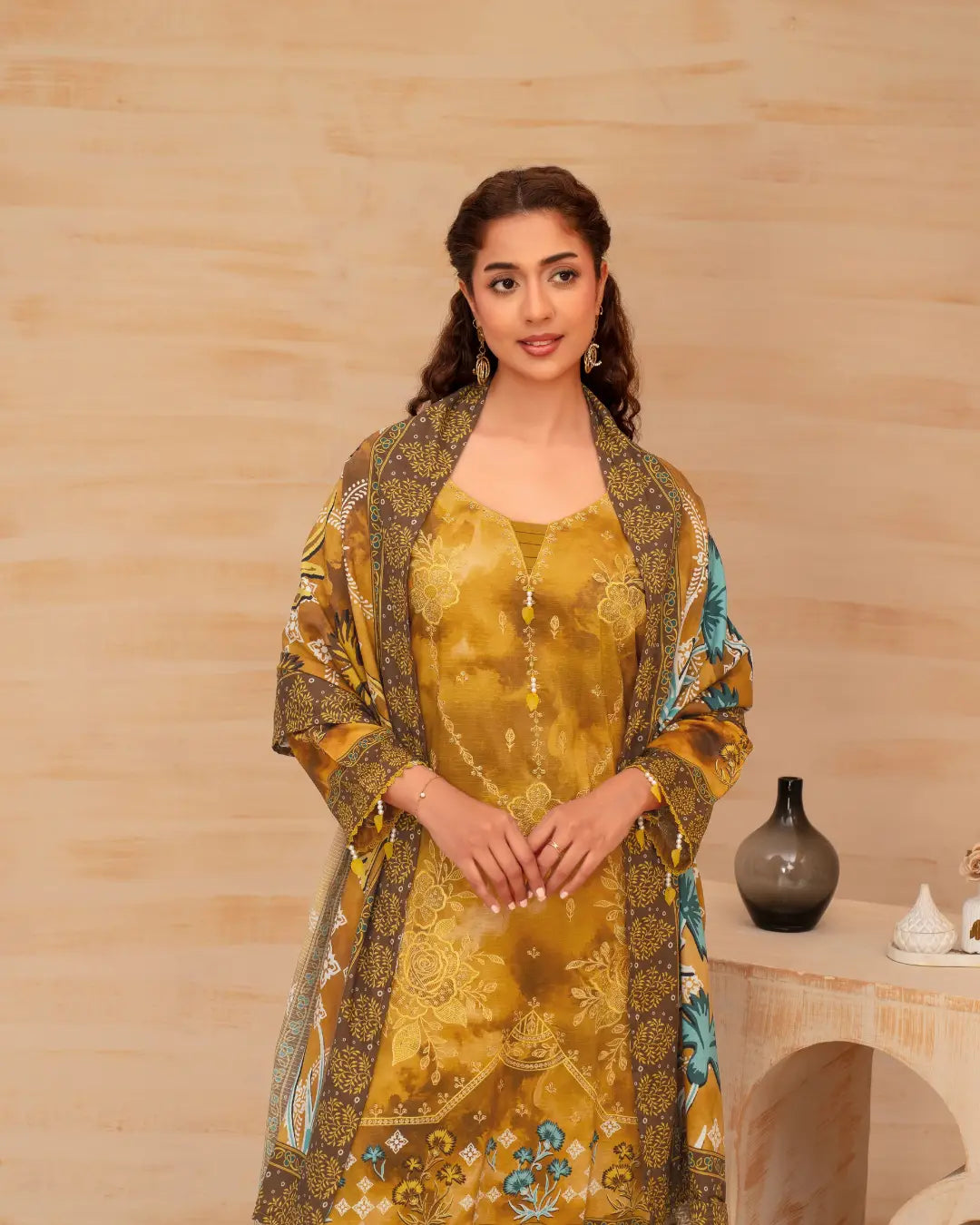 Batik Embroidered 3-Piece
