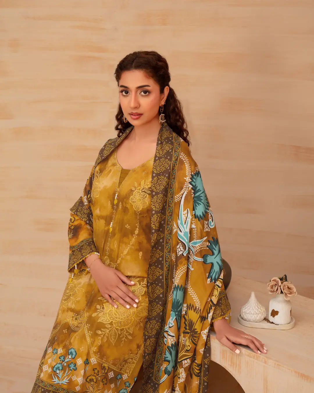 Batik Embroidered 3-Piece