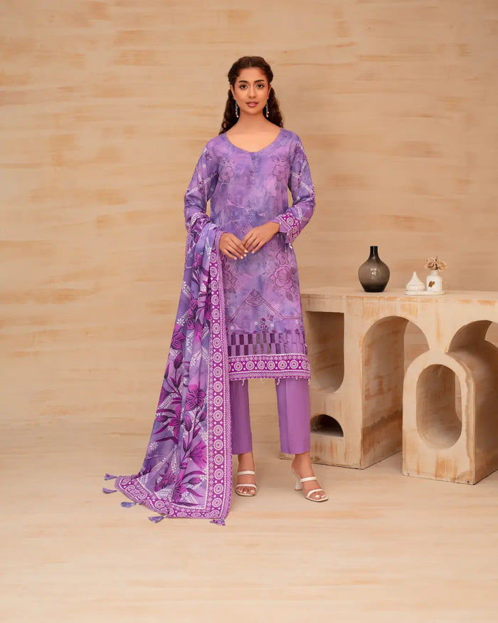 Batik Embroidered 3-Piece