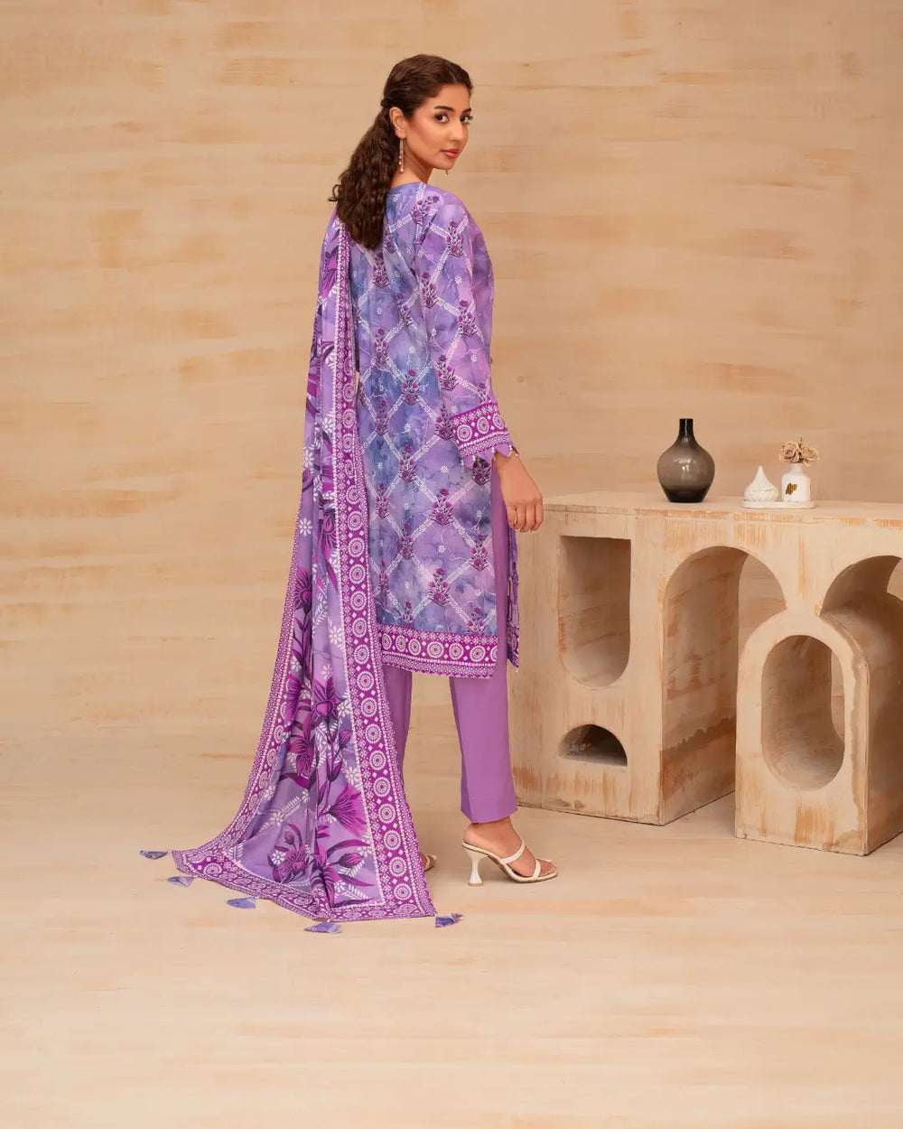 Batik Embroidered 3-Piece