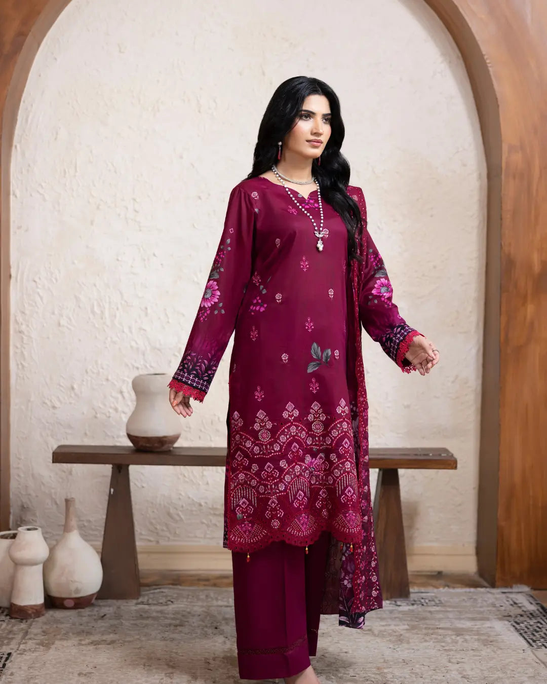 Bin Naeem Royal Cambric 3-Piece