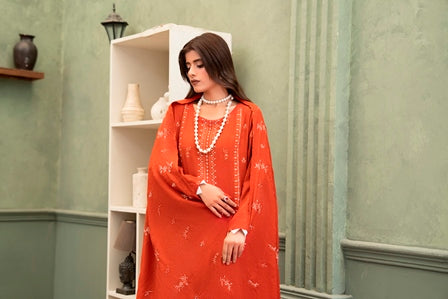 SHEEN LUXE 3PC EMBROIDERED WITH READY TO WEAR DUPATTA
