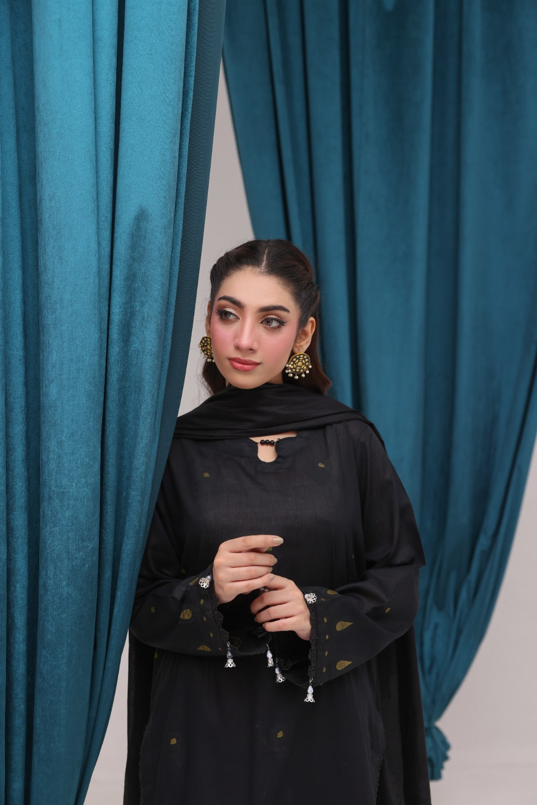 3 PIECE - JACQUARD LAWN SUIT