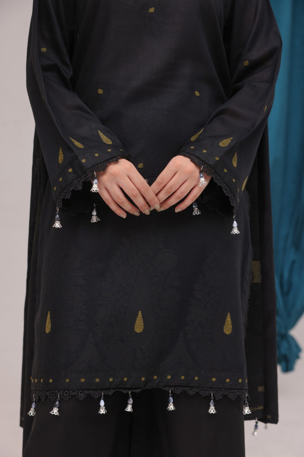 3 PIECE - JACQUARD LAWN SUIT