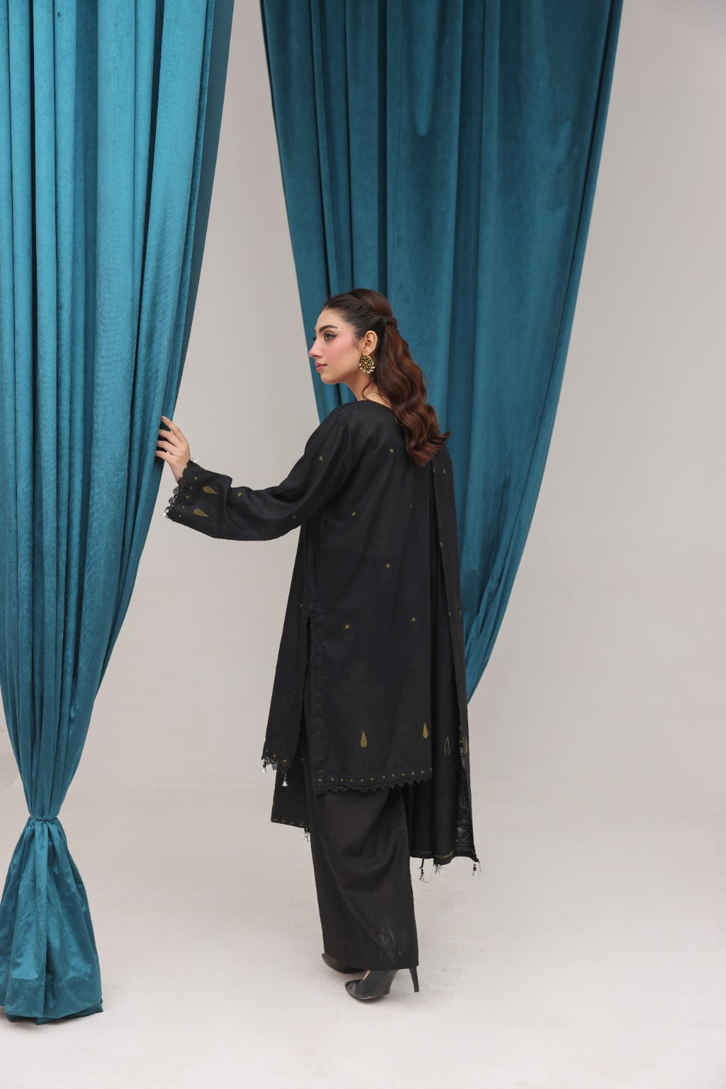 3 PIECE - JACQUARD LAWN SUIT
