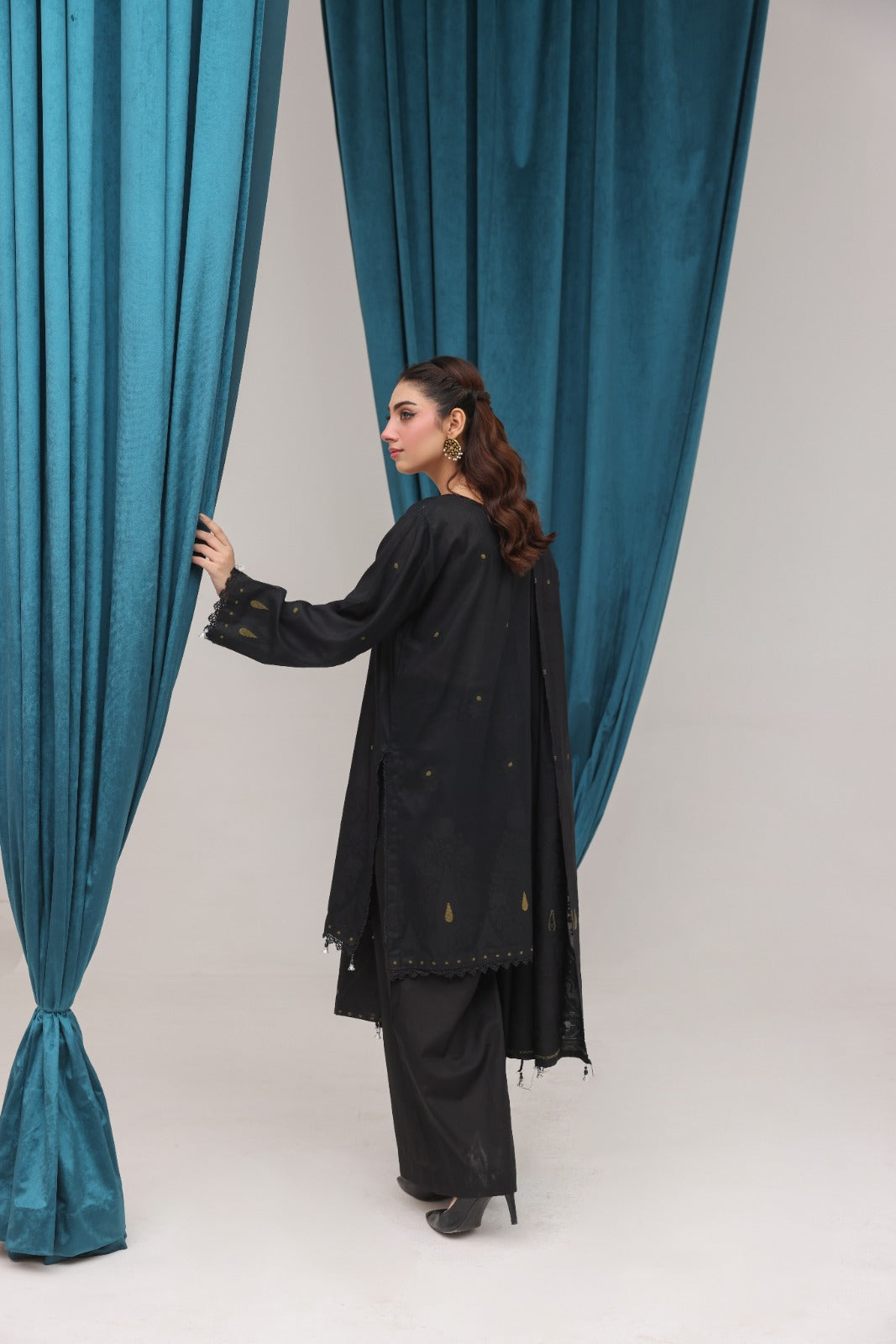 3 PIECE - JACQUARD LAWN SUIT