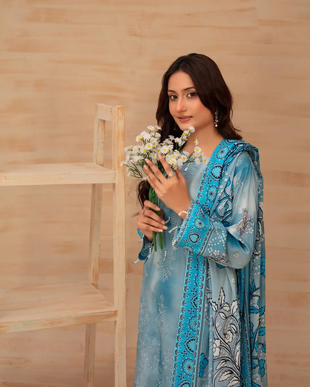 Batik Embroidered 3-Piece
