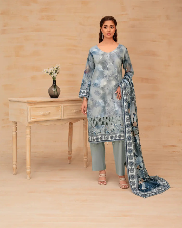 Batik Embroidered 3-Piece