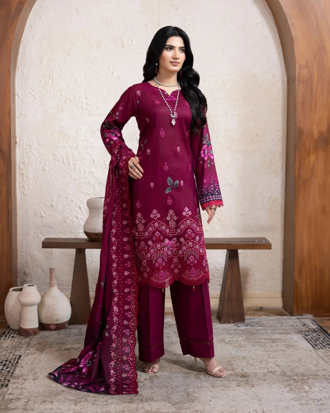Bin Naeem Royal Cambric 3-Piece