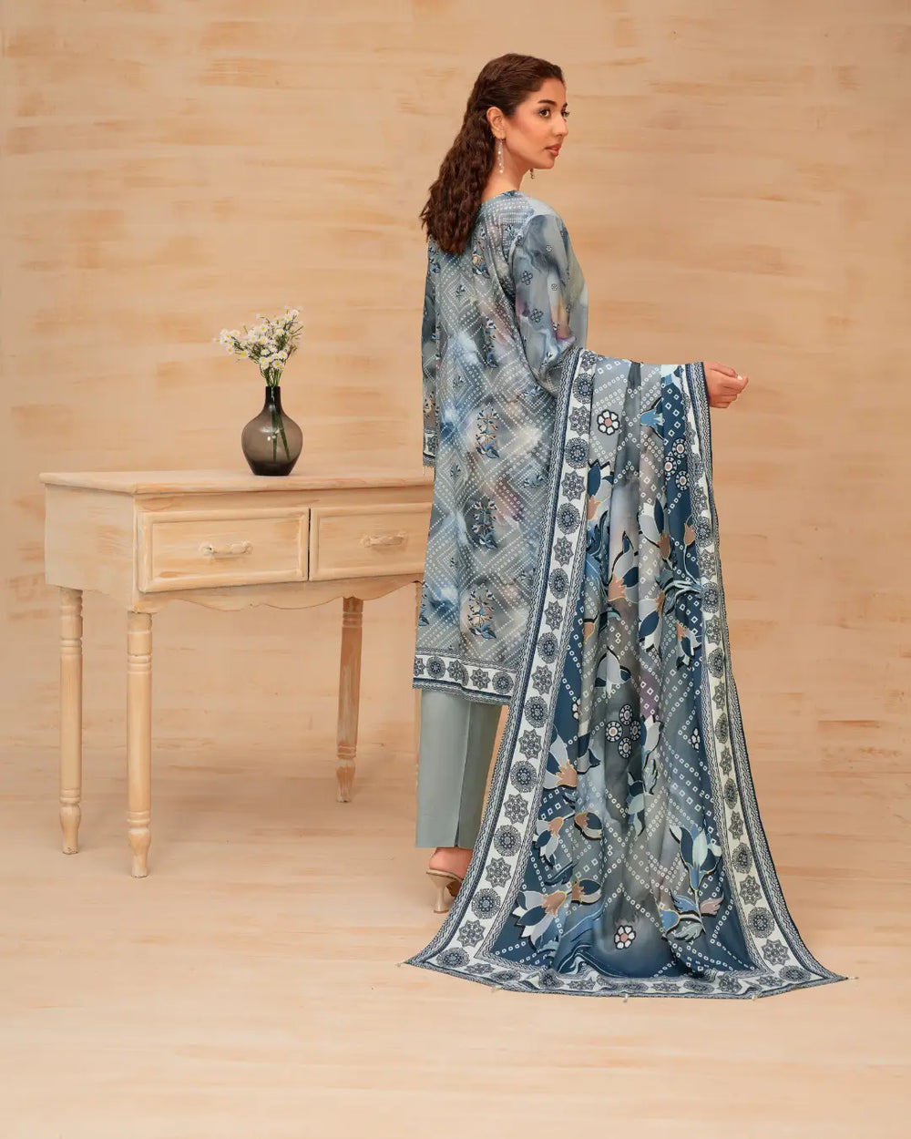Batik Embroidered 3-Piece