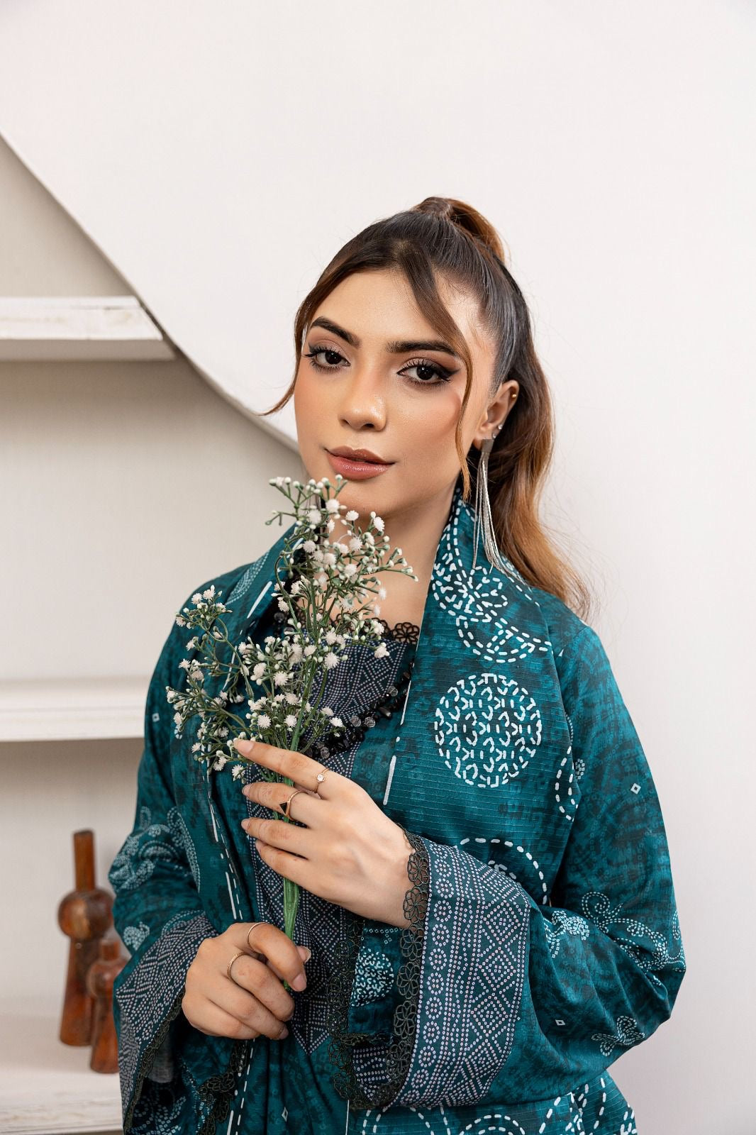 3 PIECE - EMBROIDERED LAWN SUIT
