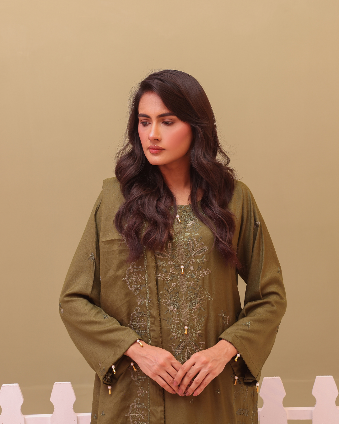 SHEEN LUXE 3PC EMBROIDERED WITH READY TO WEAR DUPATTA