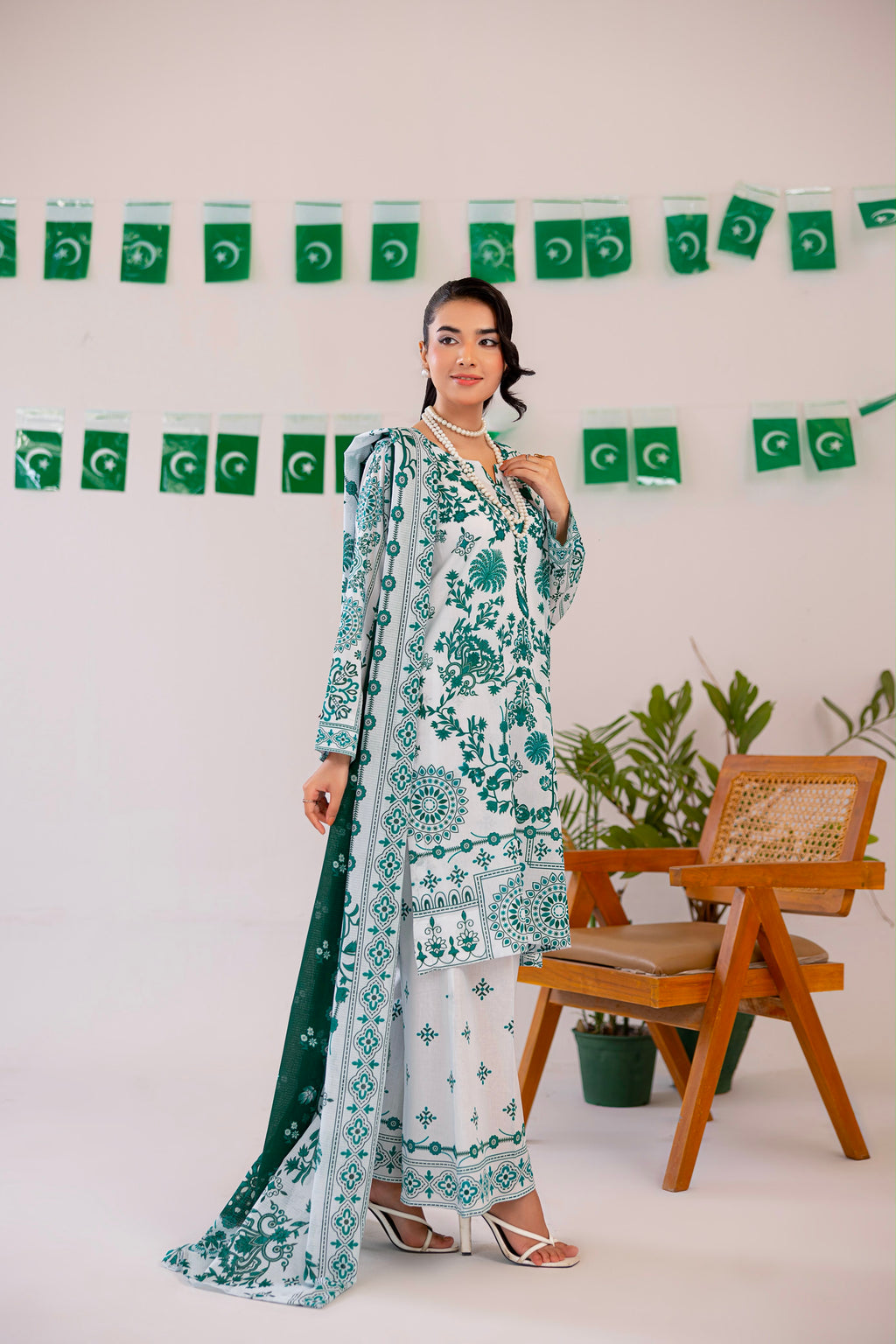 3 PIECE - PRINT LAWN SUIT
