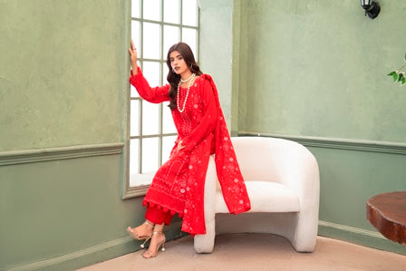 SHEEN LUXE 3PC EMBROIDERED WITH READY TO WEAR DUPATTA
