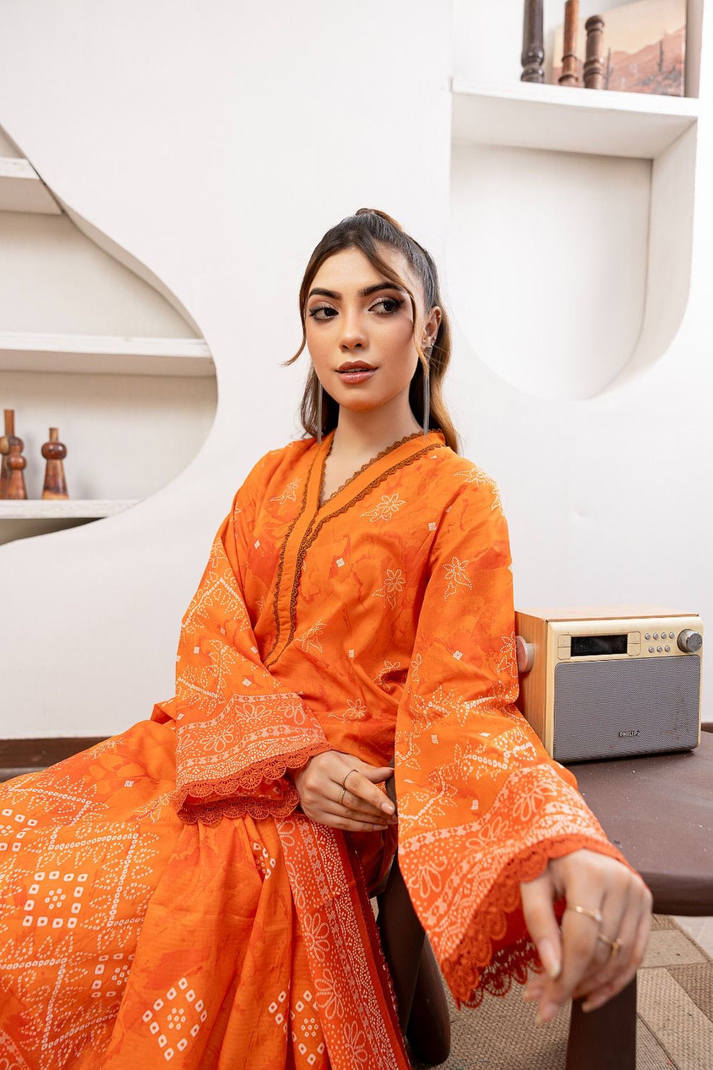 3 PIECE -  Printed LAWN SUIT