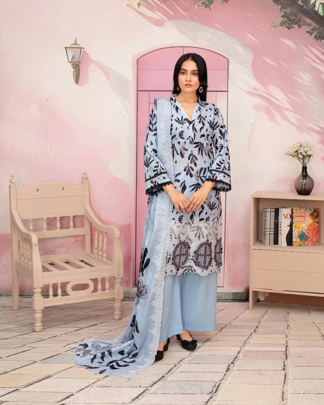 Bin Naeem Royal Cambric 3-Piece
