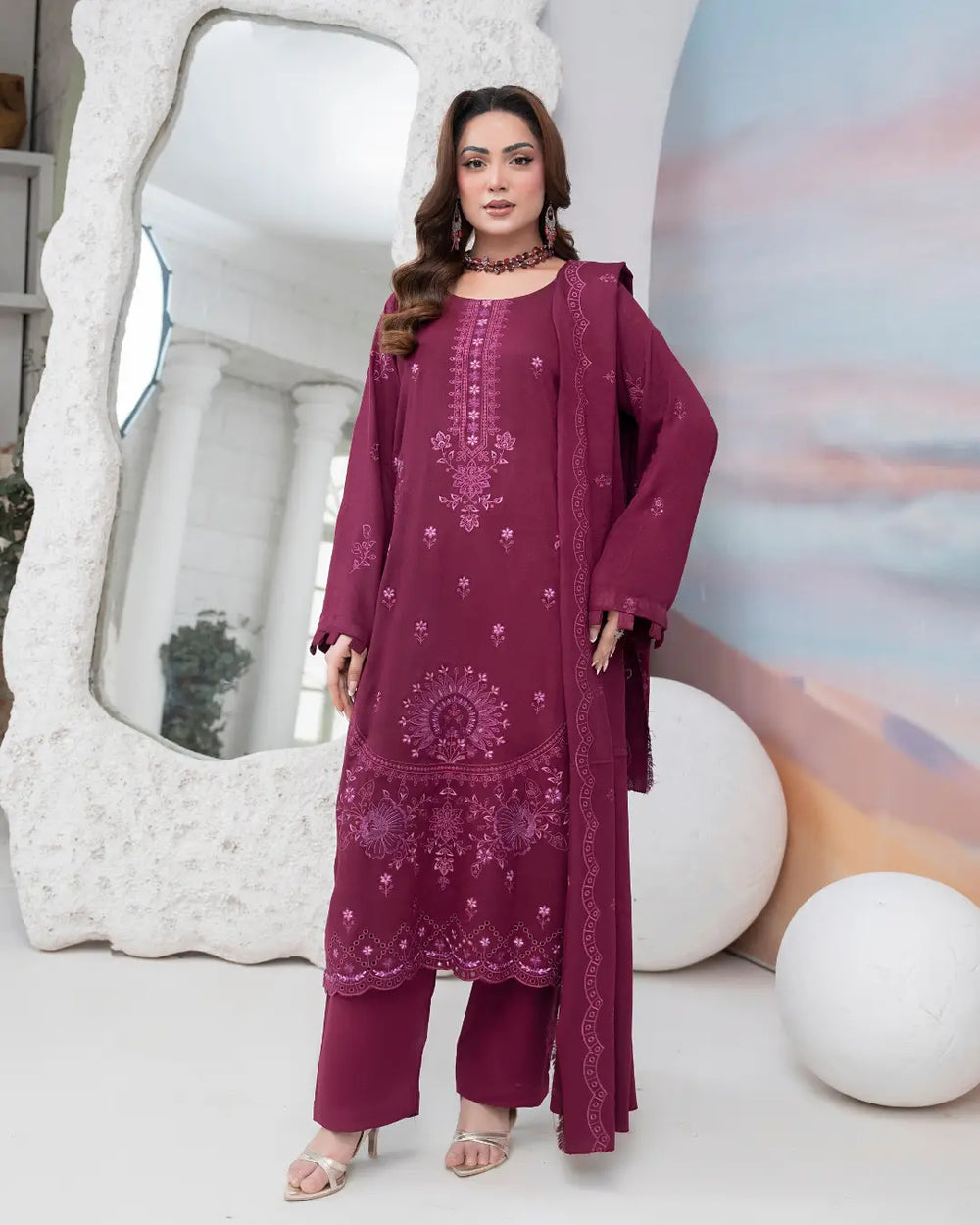 Aura Embroidery 3-Piece