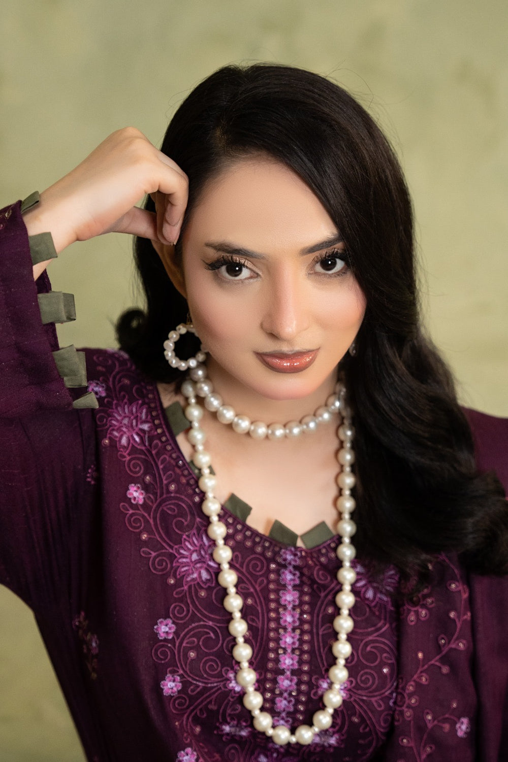 SHEEN LUXE 3PC EMBROIDERED WITH READY TO WEAR DUPATTA