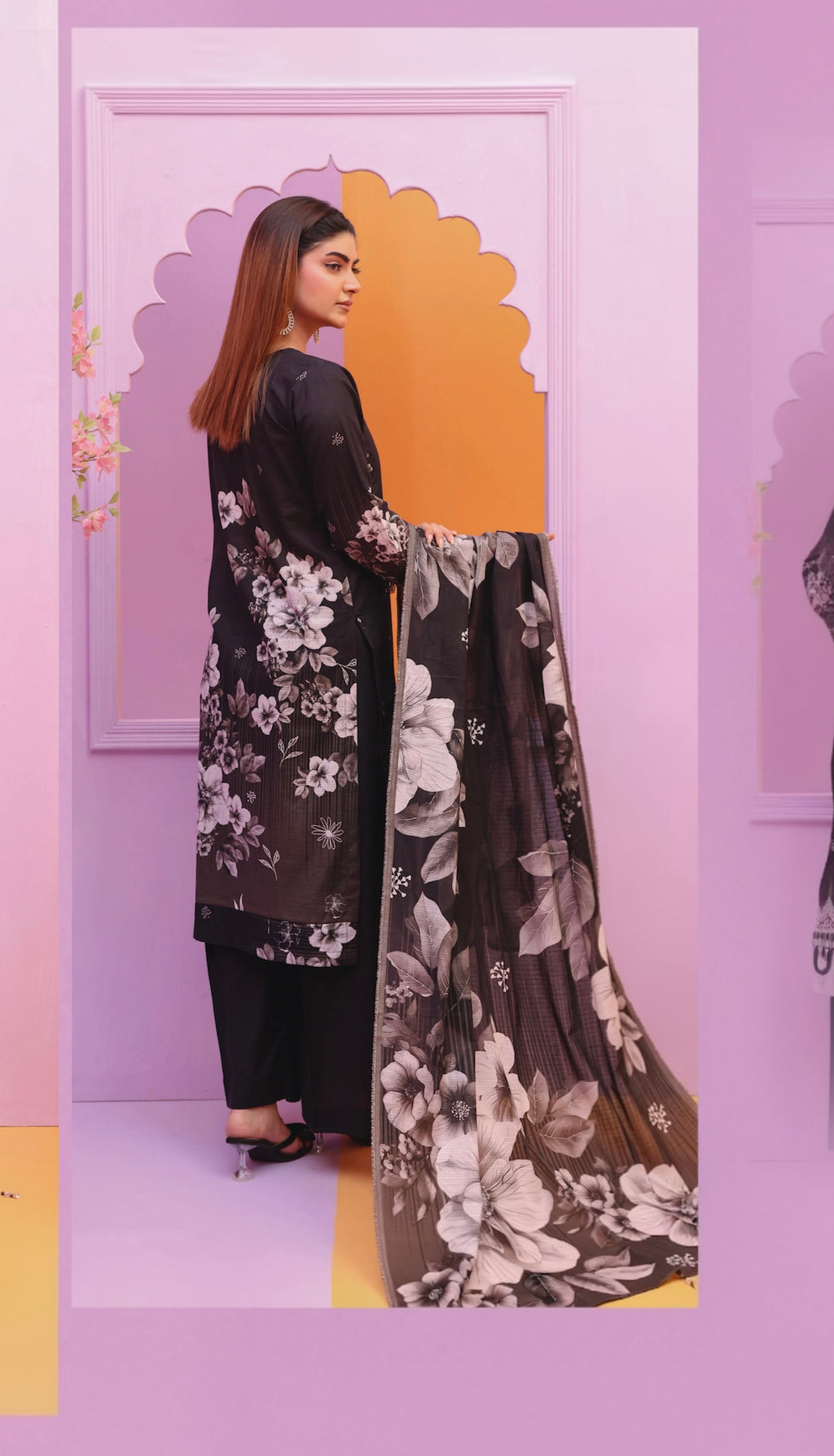 3 PIECE - EMBROIDERED LAWN SUIT