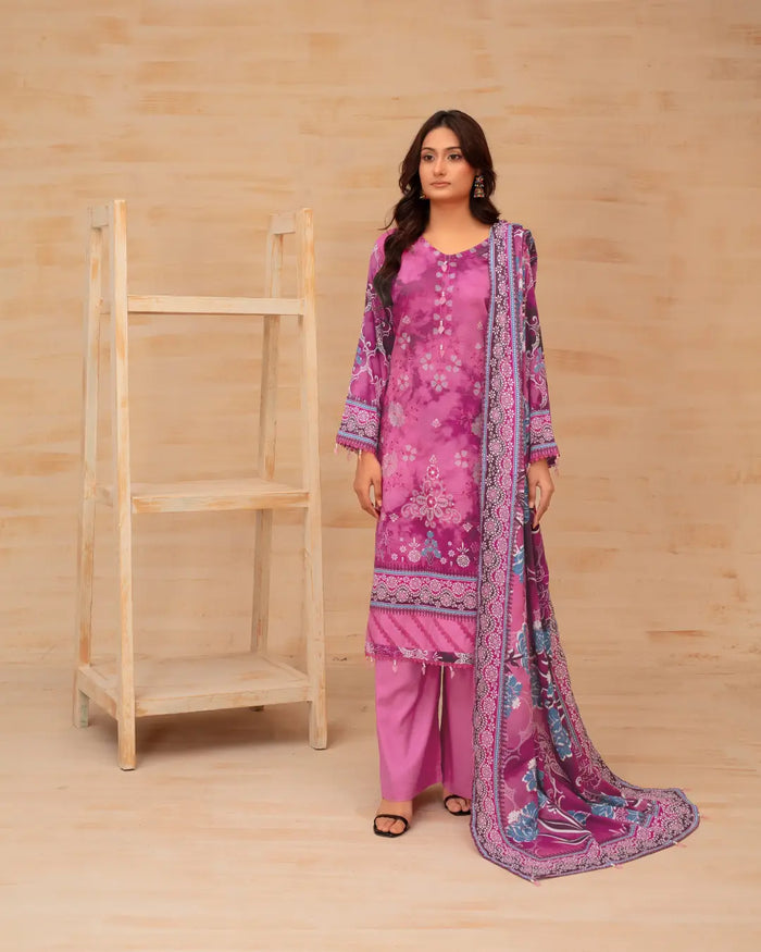 Batik Embroidered 3-Piece