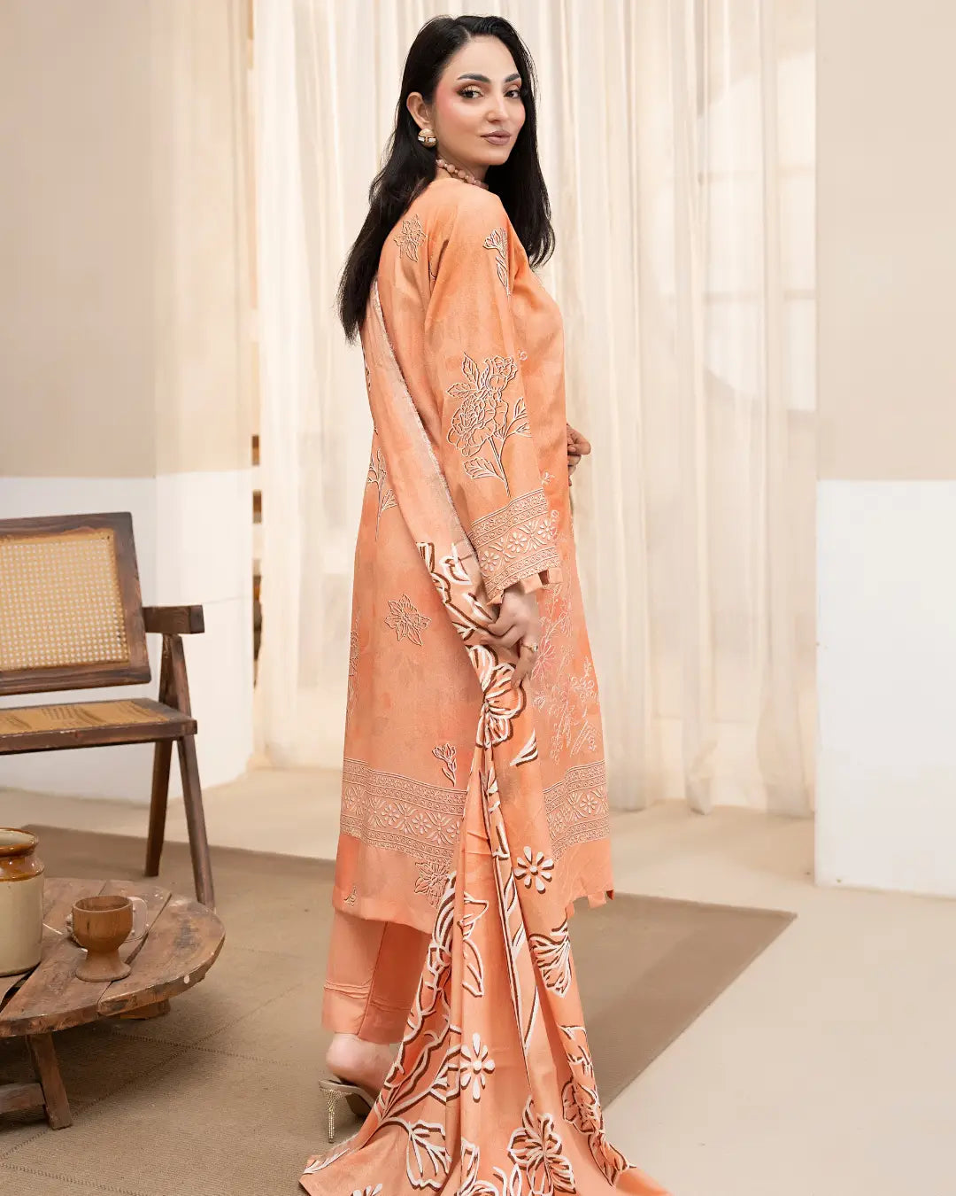 Azura Karandi Embroided 3-Piece