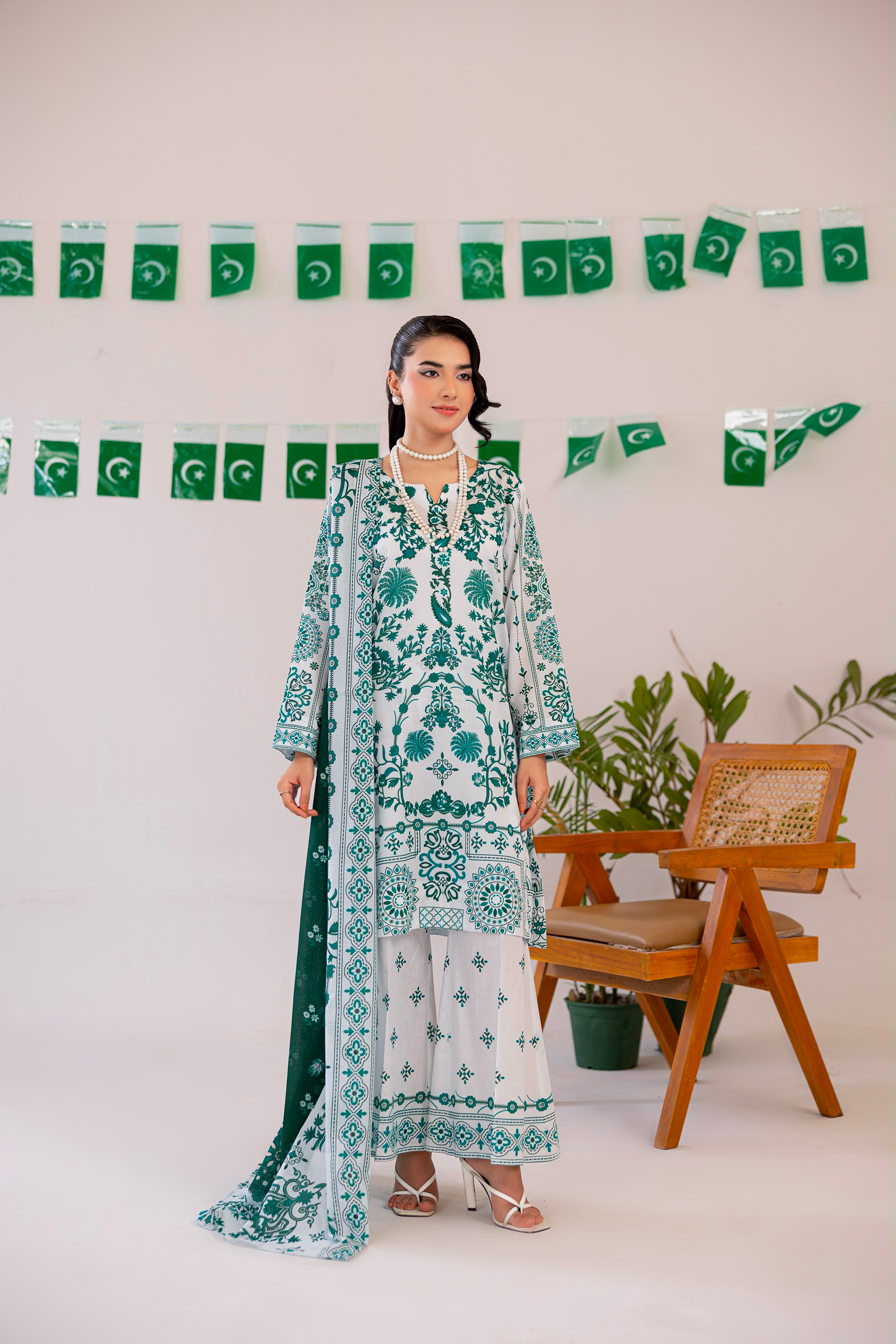 3 PIECE - PRINT LAWN SUIT