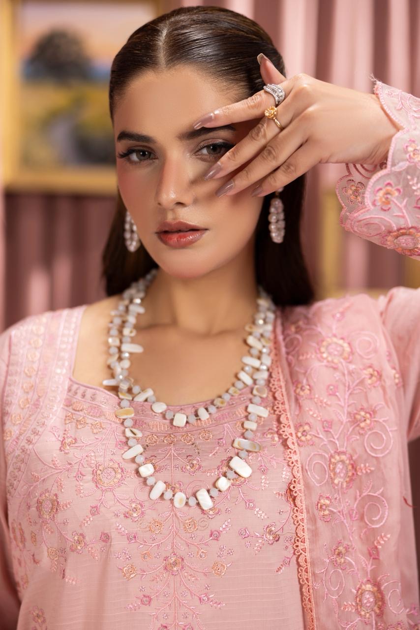 3 PIECE - EMBROIDERED LAWN SUIT