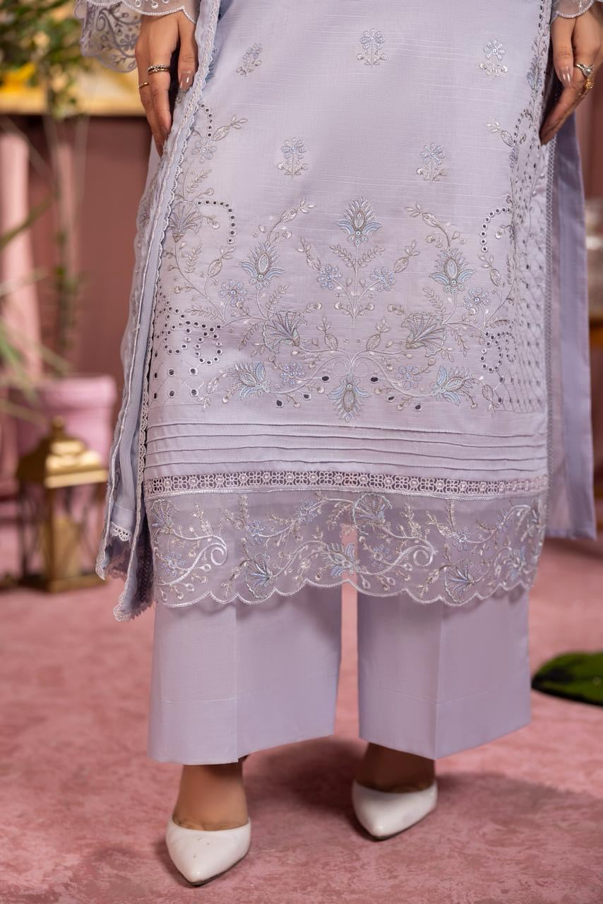3 PIECE - EMBROIDERED LAWN SUIT