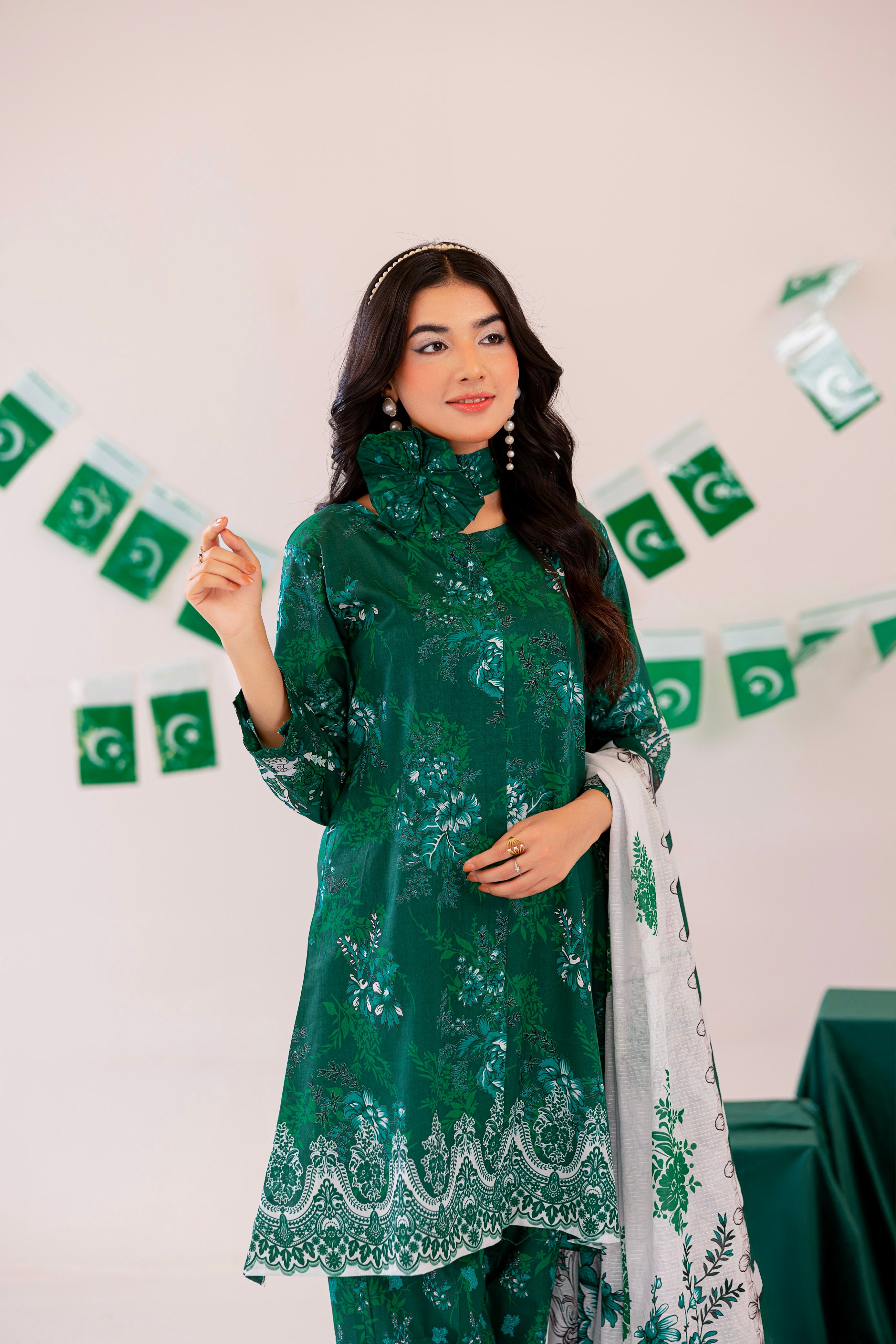 3 PIECE - PRINT LAWN SUIT