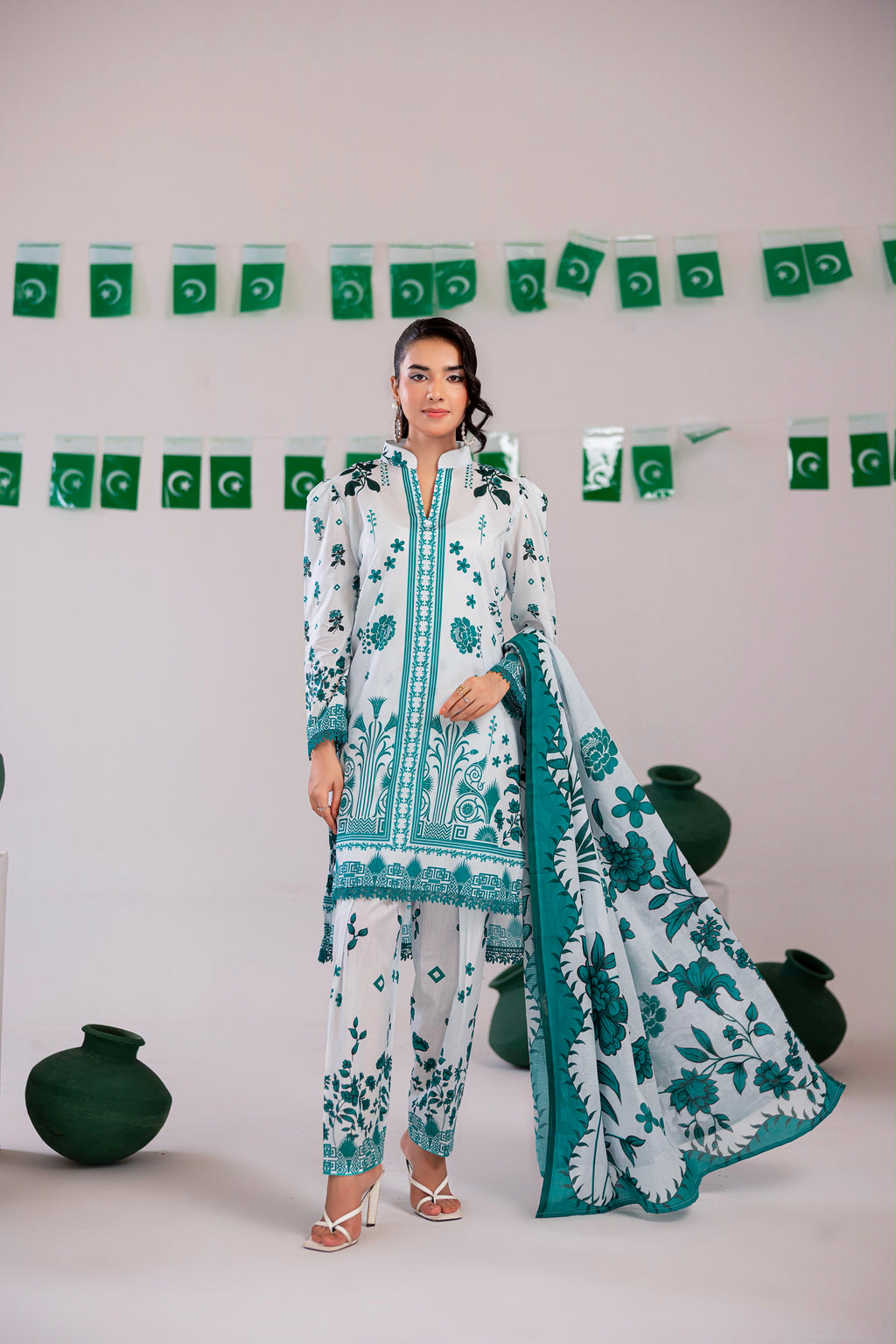 3 PIECE - PRINT LAWN SUIT