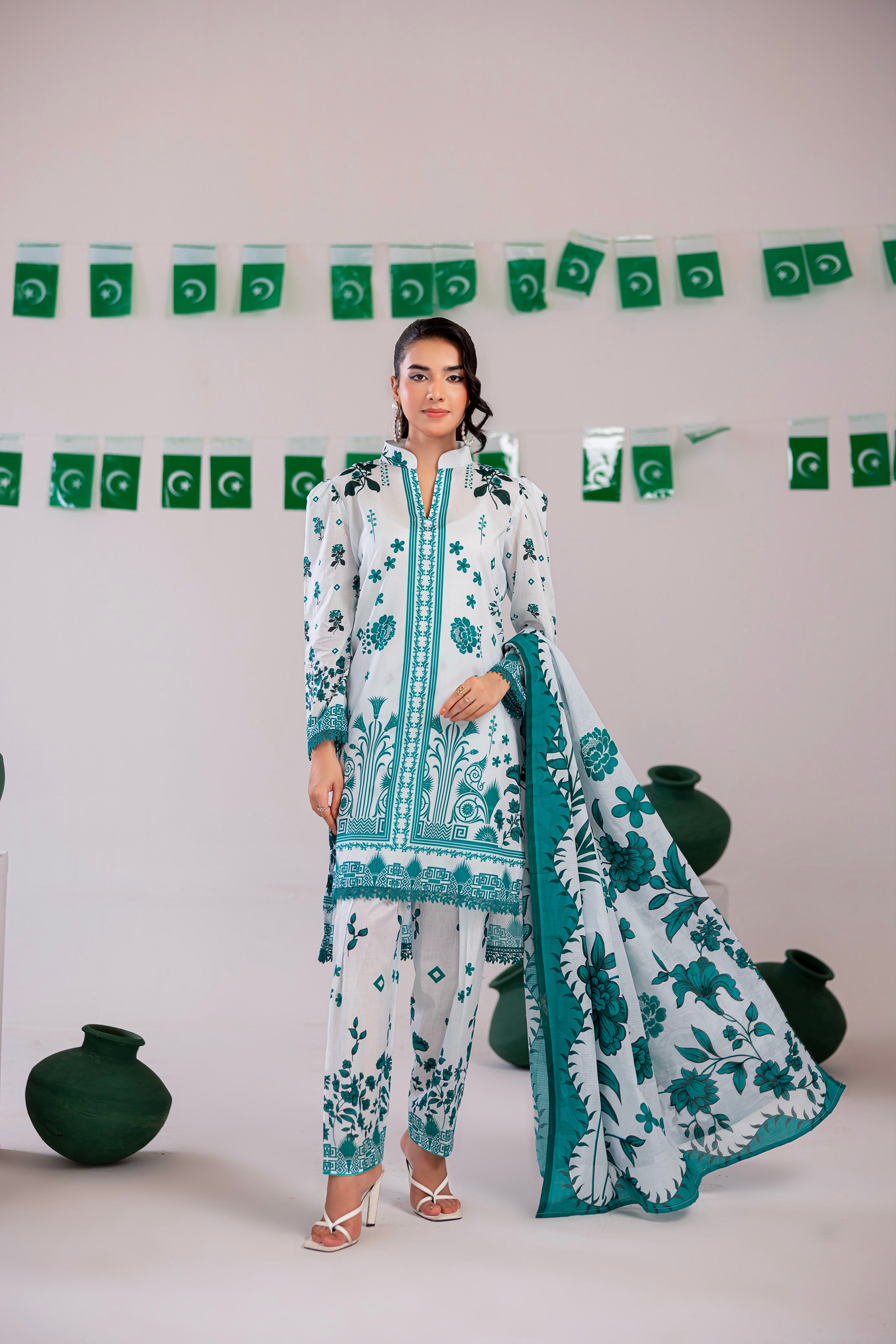 3 PIECE - PRINT LAWN SUIT
