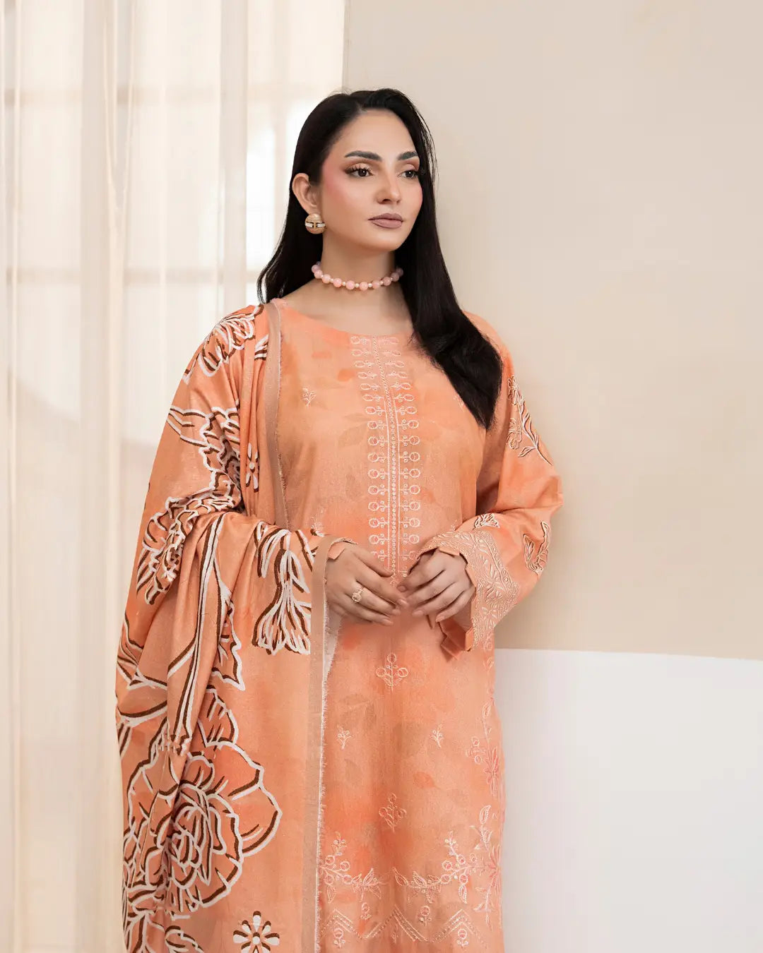 Azura Karandi Embroided 3-Piece