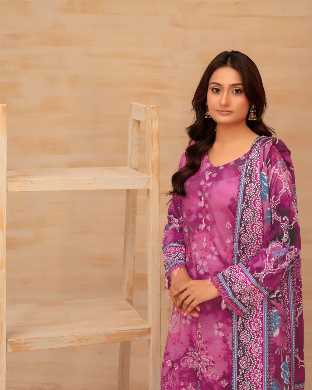 Batik Embroidered 3-Piece