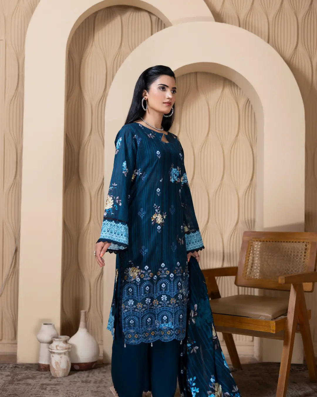 Bin Naeem Royal Cambric 3-Piece